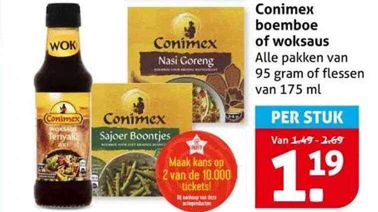 Conimex boemboe of woksaus
