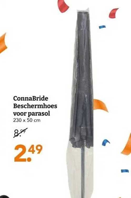 Connabride Beschermhoes voor parasol 230 x 50 cm