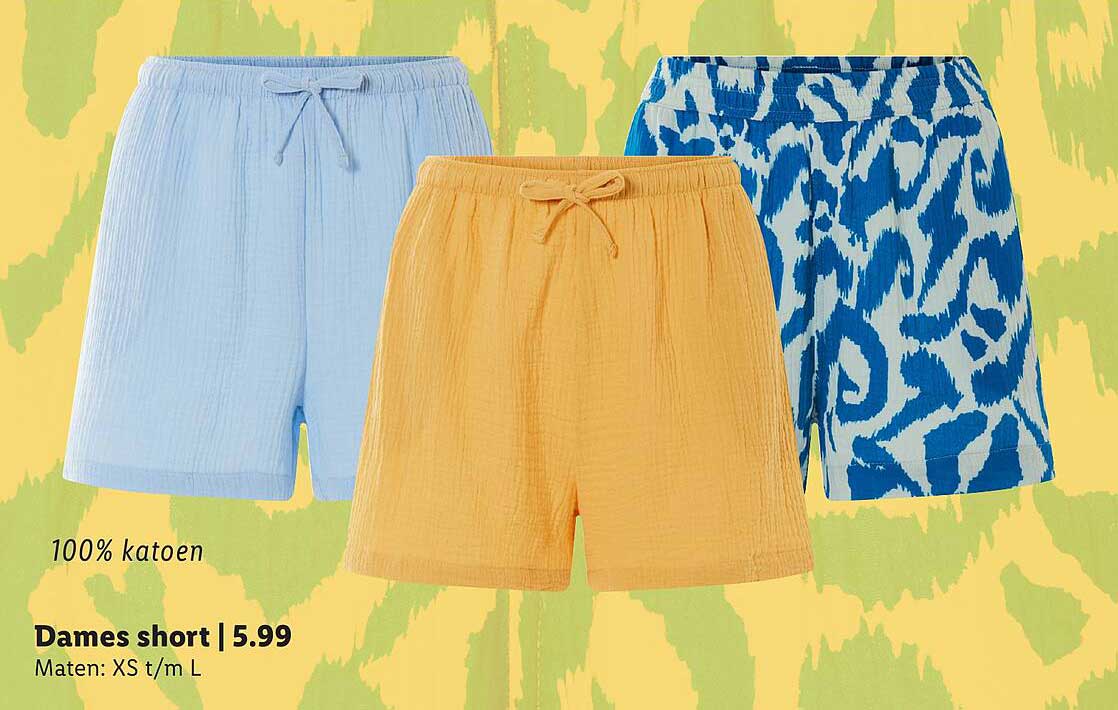 Dames short | 5.99