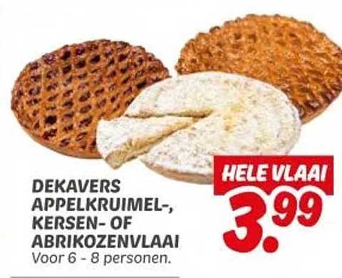 DEKAVERS APPELKRUIMEL-, KERSEN- OF ABRIKOZENVLAAI