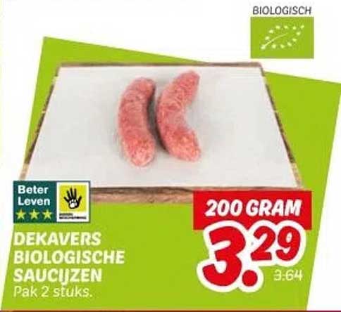DEKAVERS BIOLOGISCHE SAUCIZEN