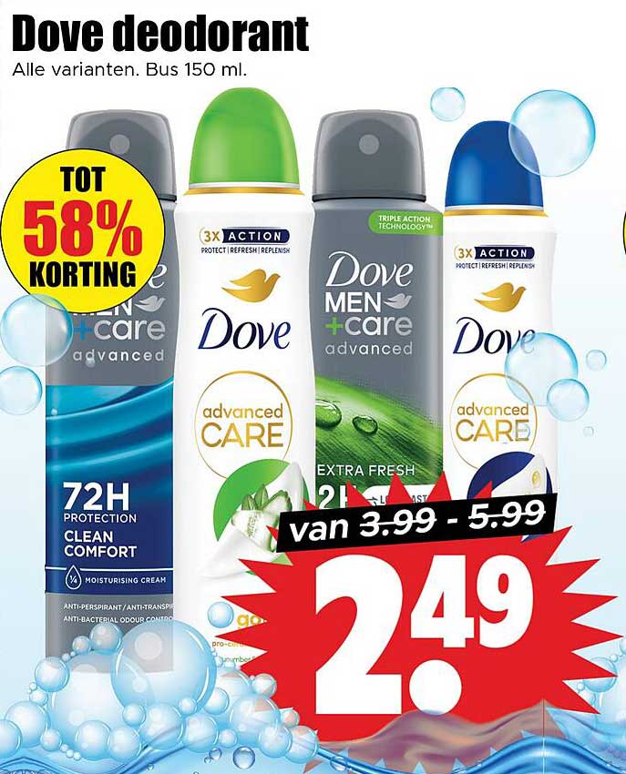 Dove deodorant