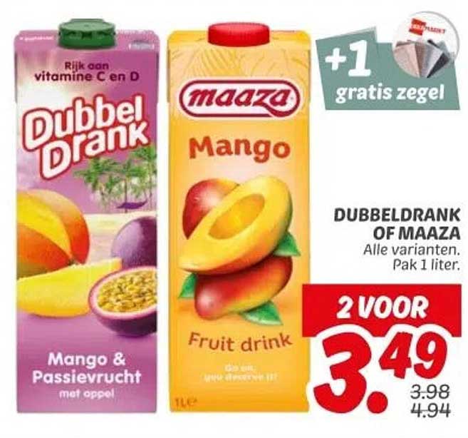 DUBBELDRANK OF MAAZA