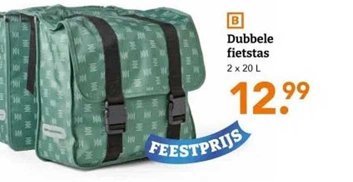 Dubbele fietstas