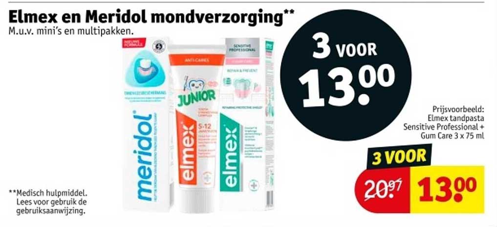 Elmex en Meridol mondverzorging**