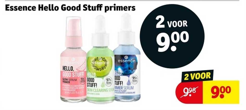 Essence Hello Good Stuff primers