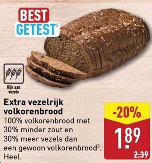 Extra vezelrijk volkorenbrood