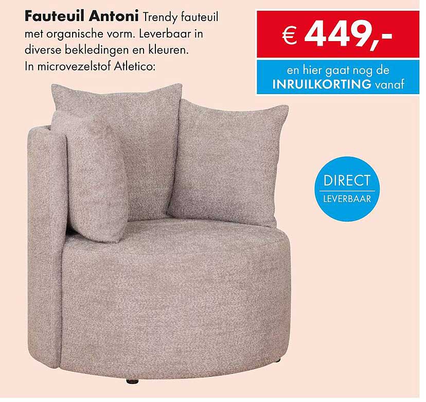 Fauteuil Antoni