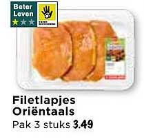 Filetlapjes Oriëntaals