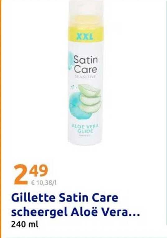 Gillette Satin Care scheergel Aloë Vera