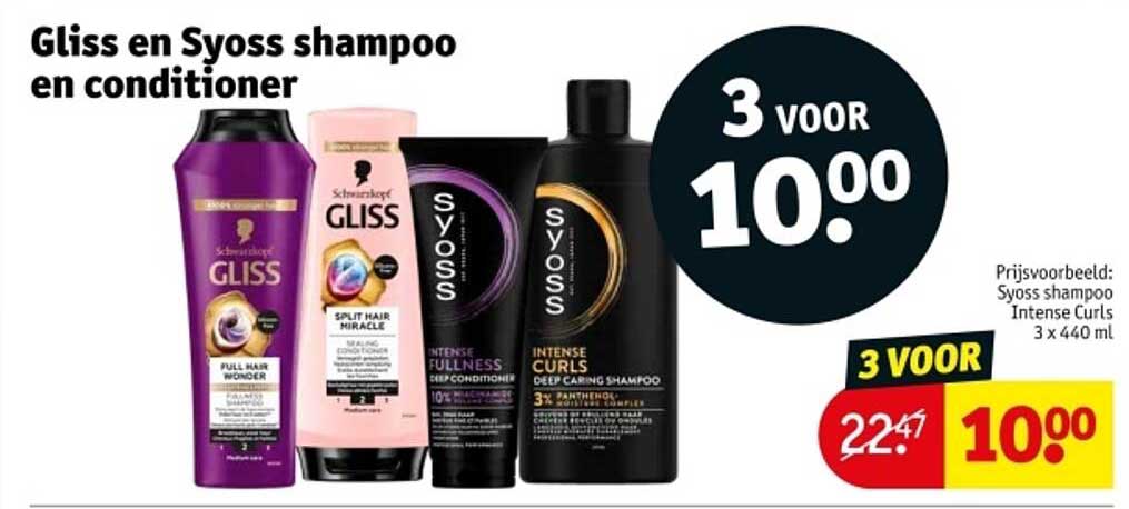 Gliss en Syoss shampoo en conditioner