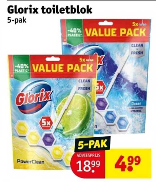 Glorix toiletblok 5-pak