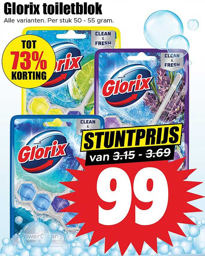 Glorix toiletblok