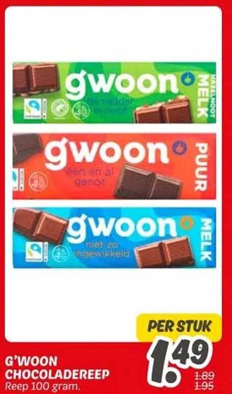 g'woon Chocoladereep