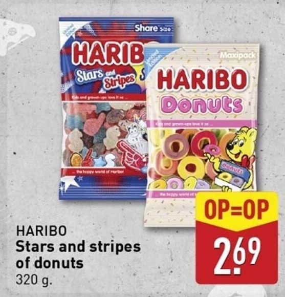 HARIBO Stars and stripes of donuts