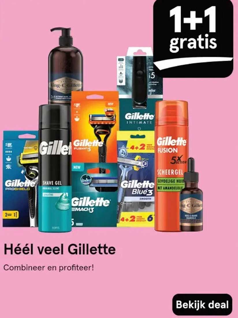 Héél veel Gillette