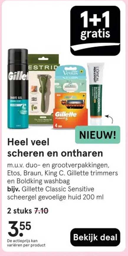 Heel veel scheren en ontharen