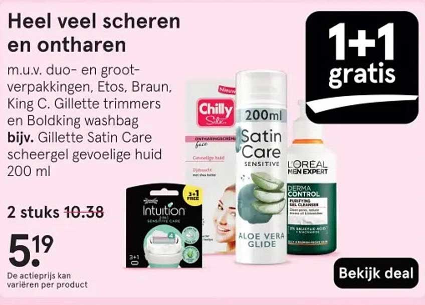 Heel veel scheren en ontharen