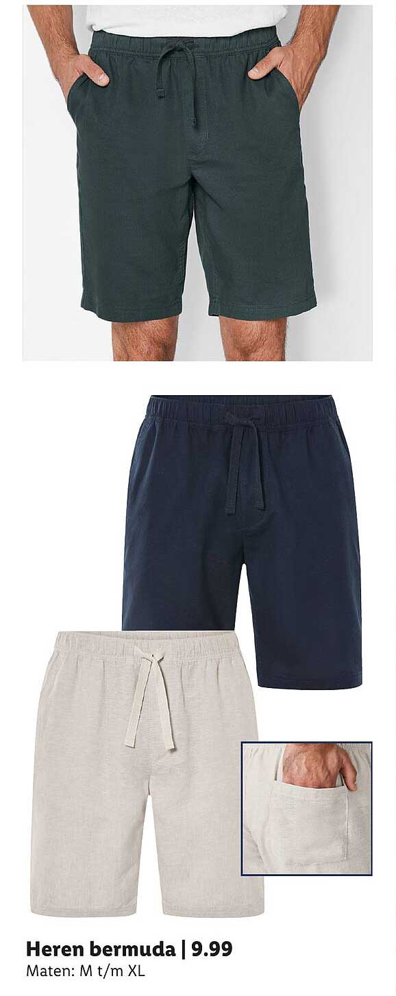Heren bermuda | 9.99