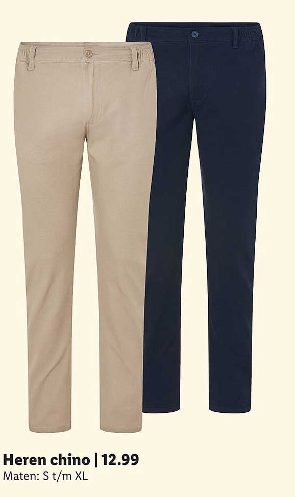 Heren chino | 12.99