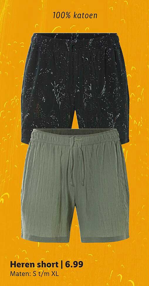 Heren short | 6.99