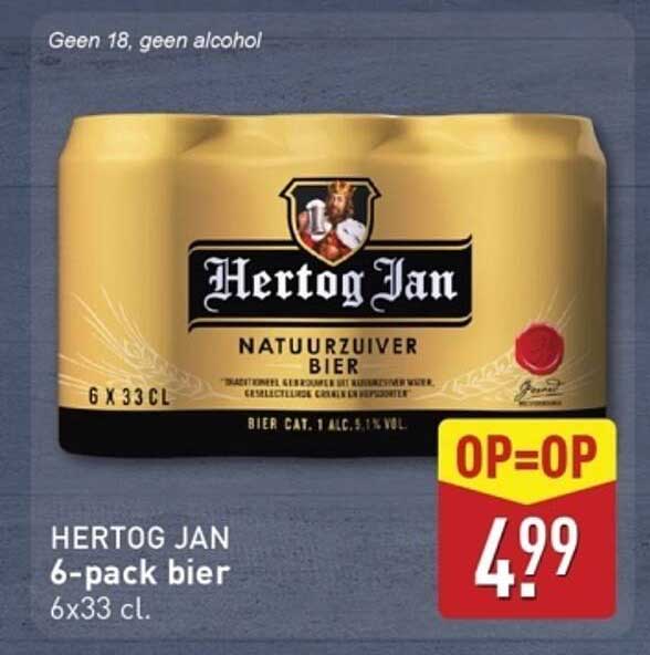 HERTOG JAN 6-pack bier 6x33 cl.