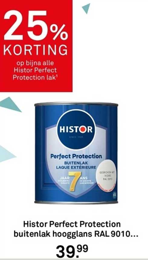 Histor Perfect Protection buitenlak hoogglans RAL 9010