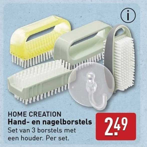 HOME CREATION Hand- en nagelborstels