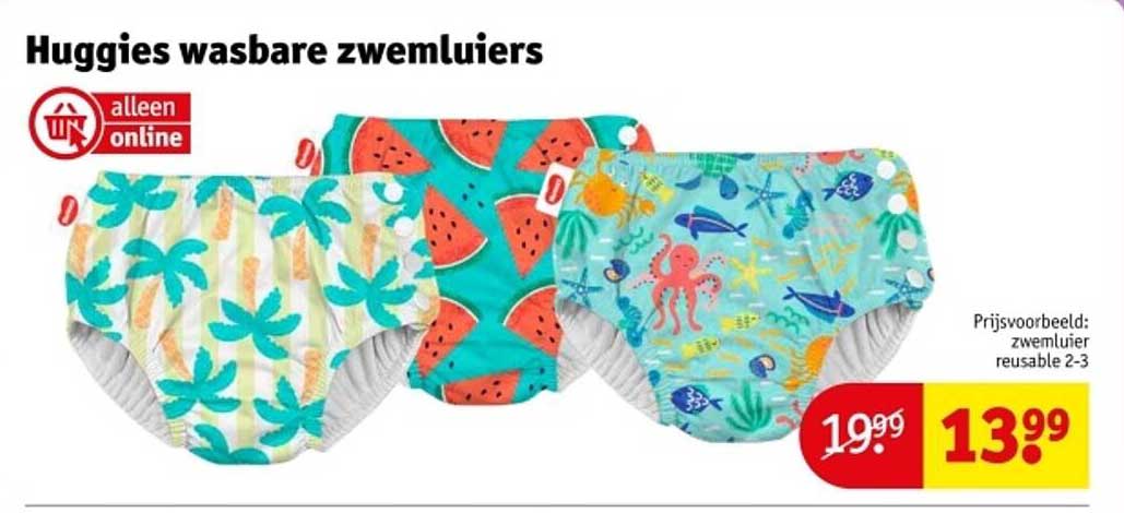 Huggies wasbare zwemluiers