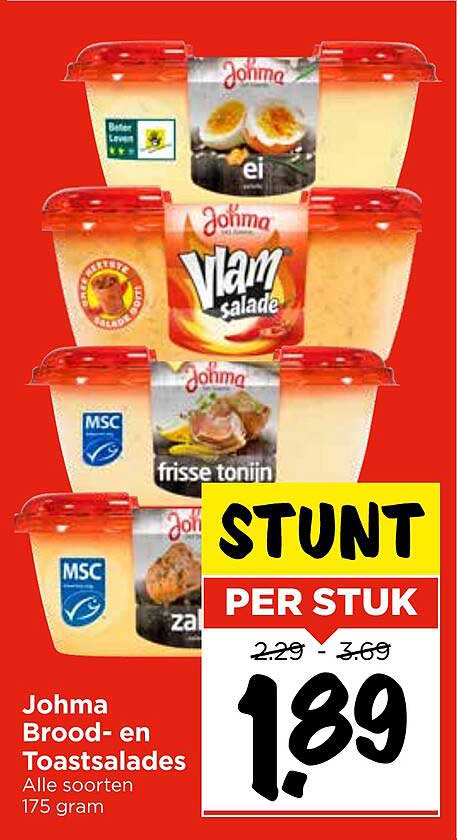 Johma Brood- en Toastsalades