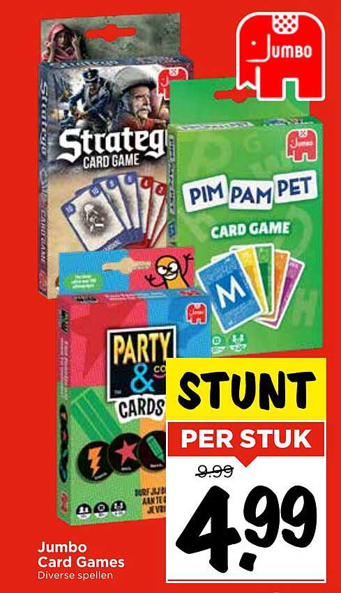 Jumbo Card Games