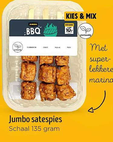 Jumbo satespies Schaal 135 gram