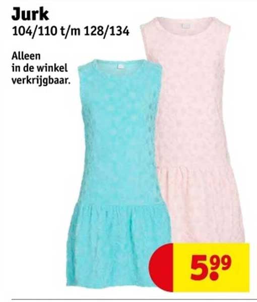 Jurk 104/110 t/m 128/134
