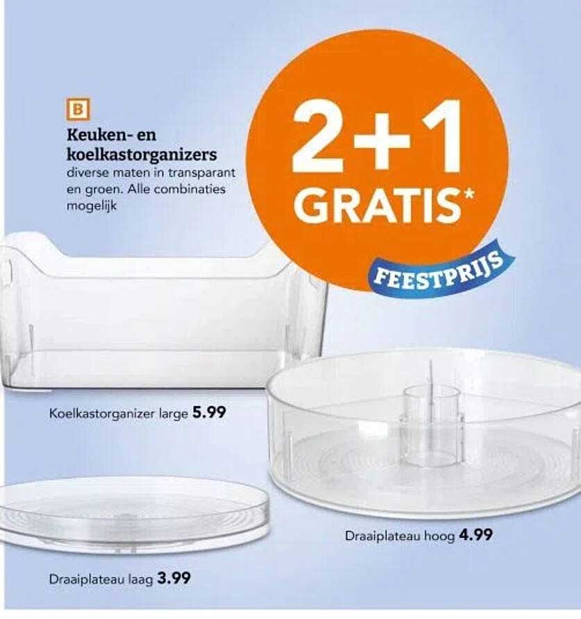 Keuken- en koelkastorganizers