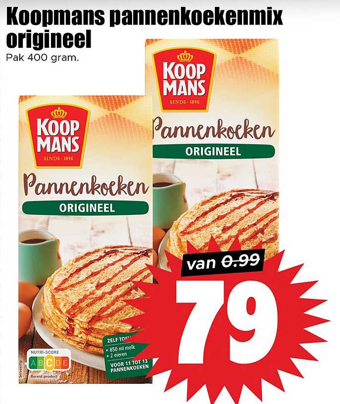 Koopmans pannenkoekenmix origineel