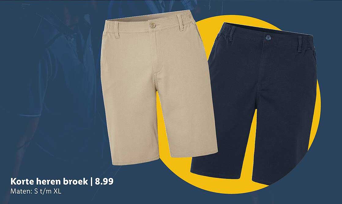 Korte heren broek | 8.99