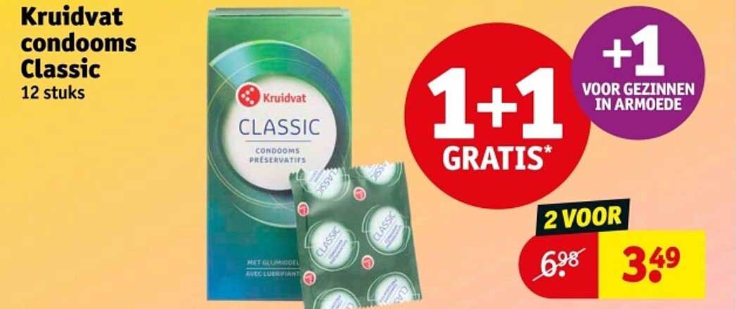 Kruidvat condooms Classic 12 stuks