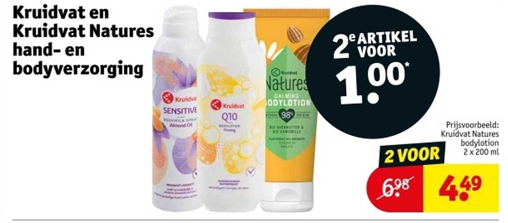 Kruidvat en Kruidvat Natures hand- en bodyverzorging