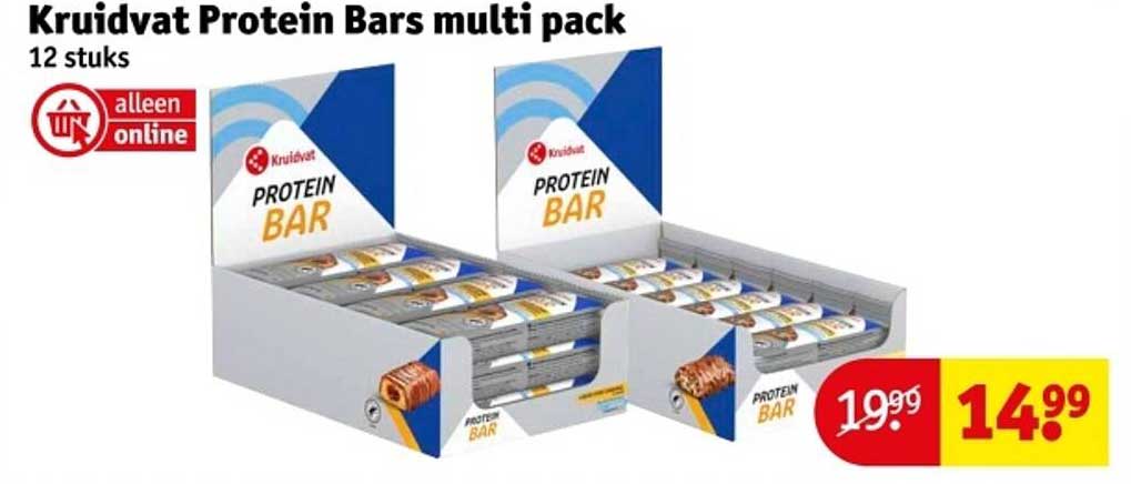 Kruidvat Protein Bars multi pack