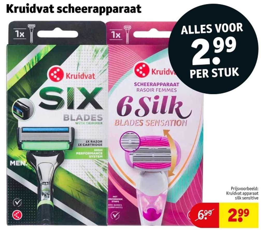 Kruidvat scheerapparaat
