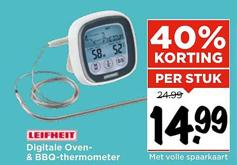 Leifheit Digitale Oven- & BBQ-thermometer