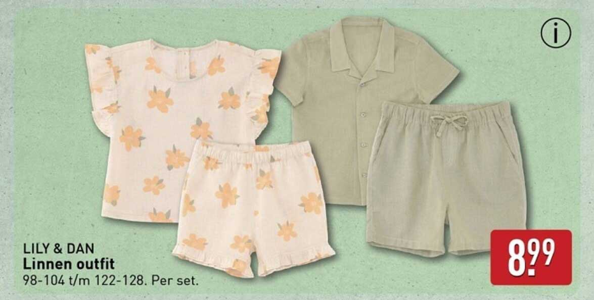 LILY & DAN Linnen outfit