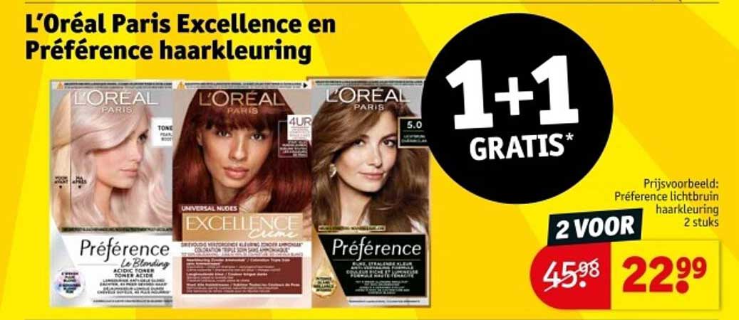L'Oréal Paris Excellence en PrPreference haarkleuring