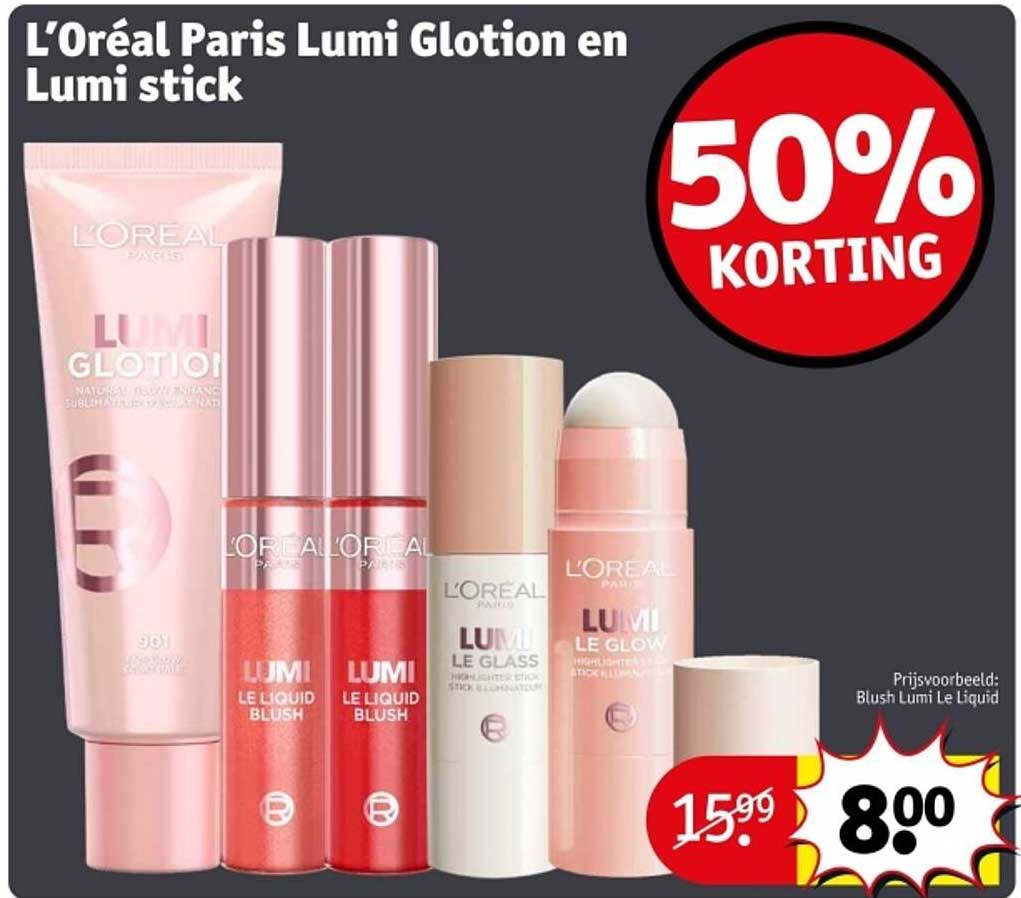 L'Oréal Paris Lumi Glotion en Lumi stick