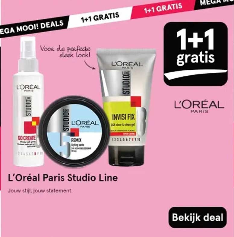 L’Oréal Paris Studio Line 1+1 Gratis