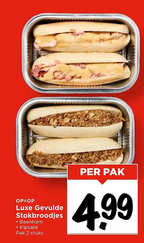 Luxe Gevulde Stokbroodjes