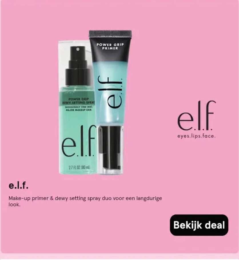 Make-up primer & dewy setting spray duo voor een langdurige look.