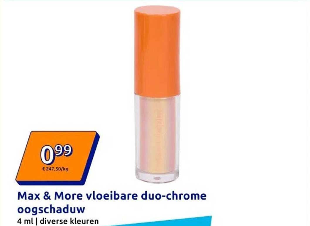 Max & More vloeibare duo-chrome oogschaduw