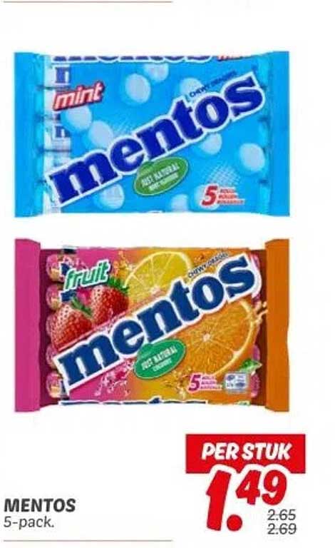 MENTOS 5-pack