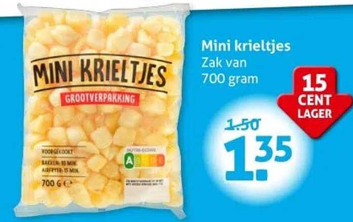 Mini krieltjes Zak van 700 gram